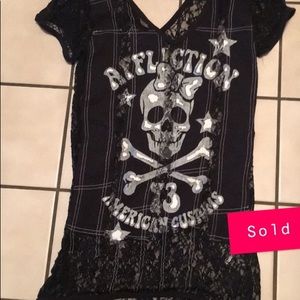 *SOLD * Affliction shirts